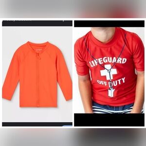 Tuddler Rush guard two shirts swimshirts size 2T  24M